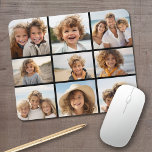 Tapis De Souris Collage de photos Instagram avec 9 photos<br><div class="desc">Utilisez vos photos sans cadres sur celle-ci ! Ajoutez vos photos et instantanés préférés à cette bande pour un garde-mémoire amusant. Une façon artistique d'afficher vos meilleures photos de partage.</div>