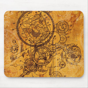 Tapis De Souris Collage de rouages