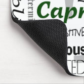 Tapis De Souris Collage des Traits de l'Astrologie du Zodiaque Cap (Coin)