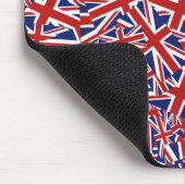 Tapis De Souris Collage d'Union Jack (Coin)