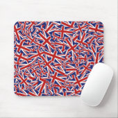 Tapis De Souris Collage d'Union Jack (Avec souris)