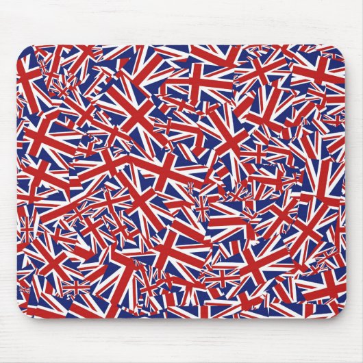 Tapis De Souris Collage d'Union Jack (Devant)