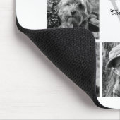 Tapis De Souris Collage et monogramme de photo de famille (Coin)