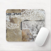 Tapis De Souris Collage Fleur II (Avec souris)