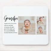 Tapis De Souris Collage moderne Meilleur grand-père Jamais beauté  (Devant)