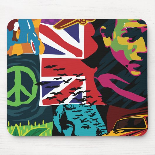 Tapis De Souris Collage Mousepad (Devant)