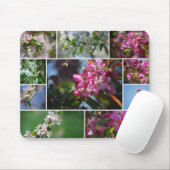 Tapis De Souris Collage Mousepad de fleurs d'Apple (Avec souris)