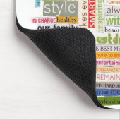 Tapis De Souris Collage Mousepad de mot de maman (Coin)