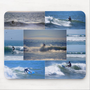 Tapis De Souris Collage Mousepad de surfers de la Californie