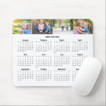 Tapis De Souris Collage photo de famille personnalisée Calendrier<br><div class="desc">Ce magnifique collage photo personnalisé 2024 calendrier pavé souris dispose de quatre photos de famille au-dessus des jours. Ce calendrier mensuel avec 4 photos de vos enfants vous rendra heureux chaque fois que vous le regardez. Les semaines commencent par dimanche.</div>