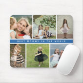 Tapis De Souris Collage photo de maman moderne (Avec souris)