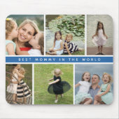 Tapis De Souris Collage photo de maman moderne (Devant)