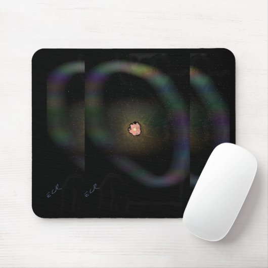 Tapis De Souris Collapsing Supernova, Expanding Ring Mousepad (Avec souris)