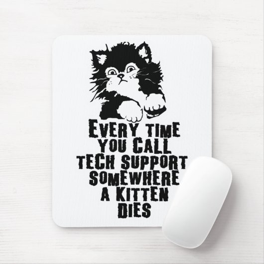 Tapis de souris collectable du support technique (Avec souris)