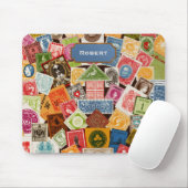 Tapis De Souris Collecteur de timbres Mousepad (Avec souris)