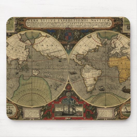 Tapis De Souris Collection de cartes du monde antique (Devant)