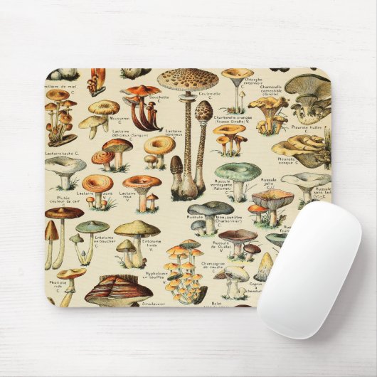 Tapis De Souris Collection de champignons (Avec souris)