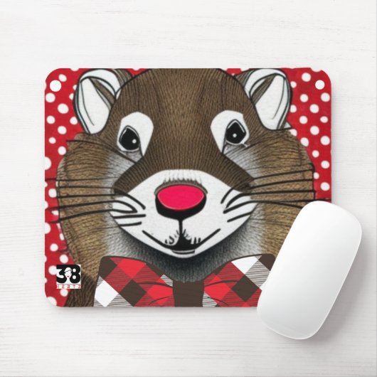 Tapis De Souris Collection de marmottes (Avec souris)
