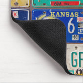 Tapis De Souris collection de plaques d'immatriculation (Coin)