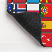 Tapis De Souris Collection internationale de drapeaux, drapeaux du (Coin)