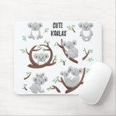 Tapis De Souris collection koala ours Cool Koala, Support Austral (Avec souris)