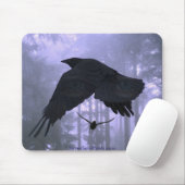 Tapis De Souris Collection NOIR RAVEN (Avec souris)