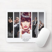 Tapis De Souris Collection photo de style moderne Glamor Retro (Avec souris)