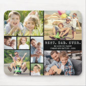 Tapis De Souris Collection photo moderne BEST DAD EVER 8 (Devant)