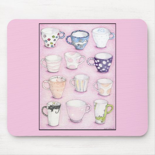 Tapis De Souris Collection rose Mousepad (Devant)