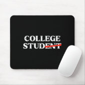 Tapis De Souris College Stud Student Funny Humor University Party (Avec souris)