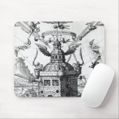Tapis De Souris Collégium Fama Fraternitatis de frontispice ' (Avec souris)