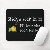 Tapis De Souris Collez une chaussette dans elle ! Mousepad (Avec souris)