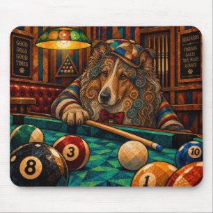 Tapis De Souris Collie, Mosaïque Géométrique