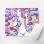 Tapis De Souris Collier" Mousepad "de sucrerie (Avec souris)