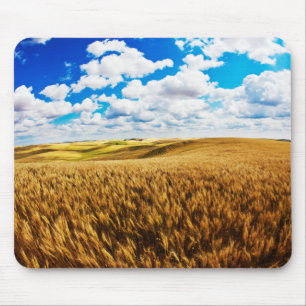 Tapis De Souris Collines ondoyantes de blé mûr