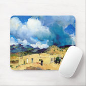 Tapis De Souris Collines vintages de Santa Fe (Avec souris)