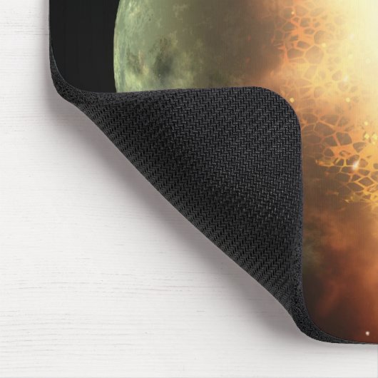 Tapis De Souris Collision de l'espace (Coin)