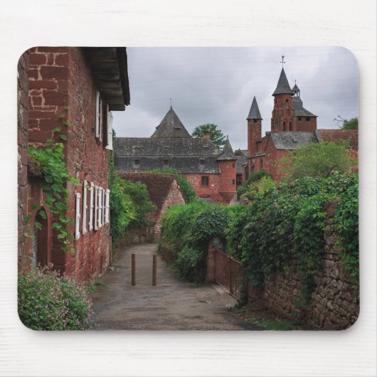 Tapis De Souris Collonges-La-Fard à joues, le mousepad rouge de (Devant)