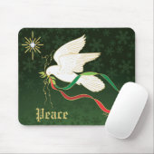 Tapis De Souris Colombe blanche (Avec souris)