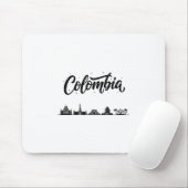 Tapis De Souris Colombia Skyline Travel Vacation Outfits  (Avec souris)