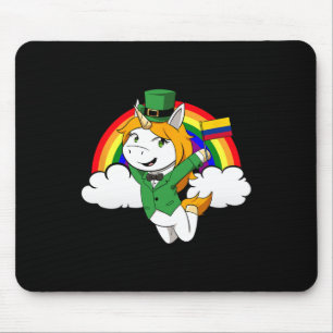 Tapis De Souris Colombie Fière Drapeau Colombien St. Patricks Day