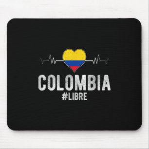 Tapis De Souris Colombie #libre Colombie Libre Drapeau Patriot Col