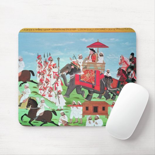 Tapis De Souris Colonel James Todd voyageant par l'éléphant (Avec souris)