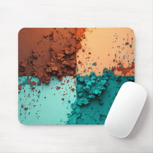 Tapis De Souris Color Block Mousepad (Avec souris)