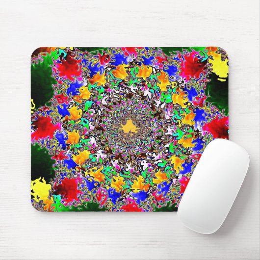 Tapis De Souris Coloré (Avec souris)