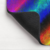 Tapis De Souris coloré arc-en-ciel texture abstraite (Coin)