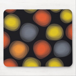 Tapis De Souris Coloré, cool, moderne, tendance abstraction fleur