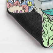 Tapis de souris coloré de lapin (vertical) (Coin)
