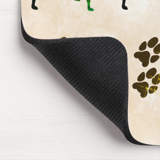 Tapis De Souris Coloré italien Greyhounds (Coin)