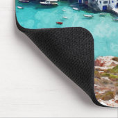 Tapis De Souris Coloré Milos Grèce Panorama (Coin)